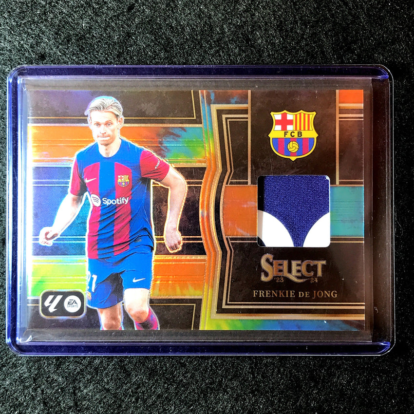 2023-24 Select La Liga FRENKIE DE JONG Select Memorabilia Patch Relic Tie-Dye 4/25