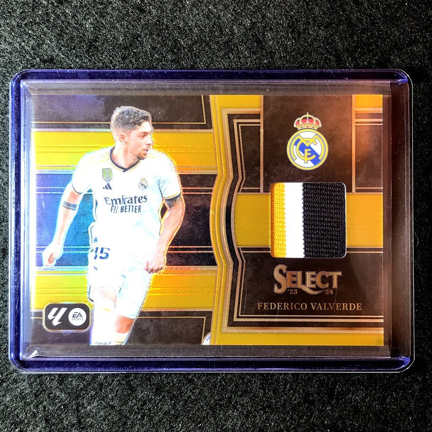 2023-24 Select La Liga FEDERICO VALVERDE Select Memorabilia Patch Relic Gold 7/10