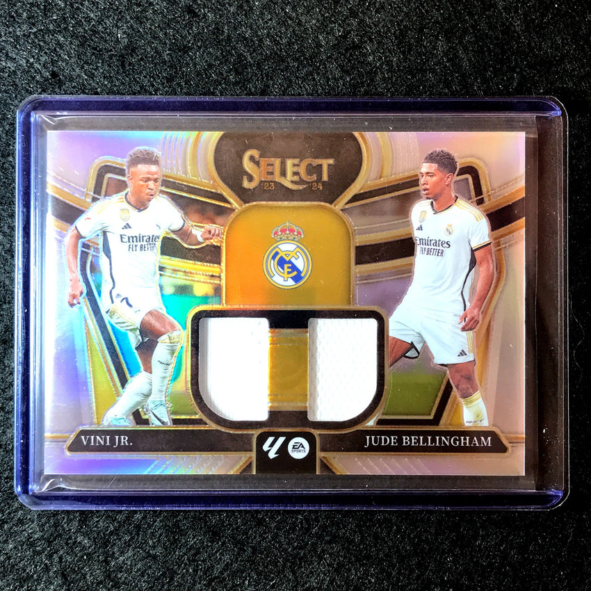 2023-24 Select La Liga VINI JR. JUDE BELLINGHAM Dual Swatches Jersey Relic #VB