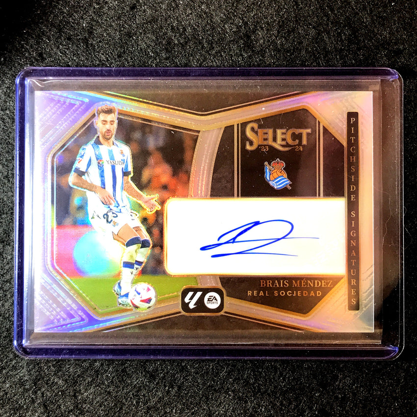 2023-24 Select La Liga BRAIS MENDEZ Pitchside Signatures Auto #BM