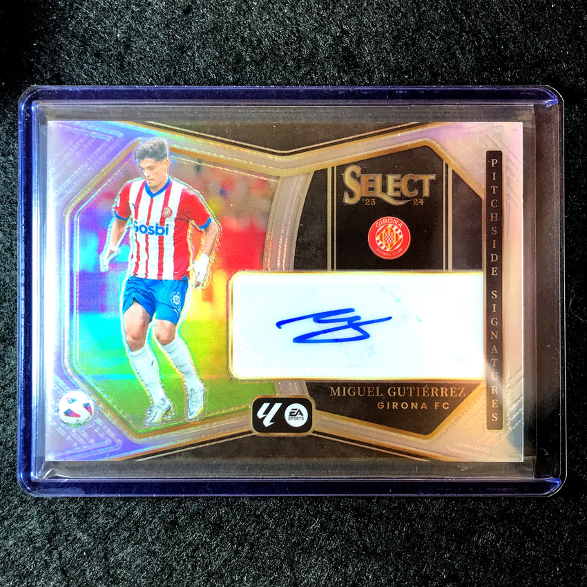 2023-24 Select La Liga MIGUEL GUTIERREZ Pitchside Signatures Auto #MG