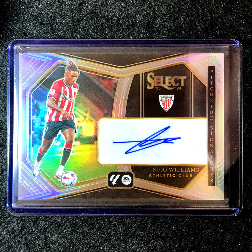 2023-24 Select La Liga NICO WILLIAMS Pitchside Signatures Auto #NW