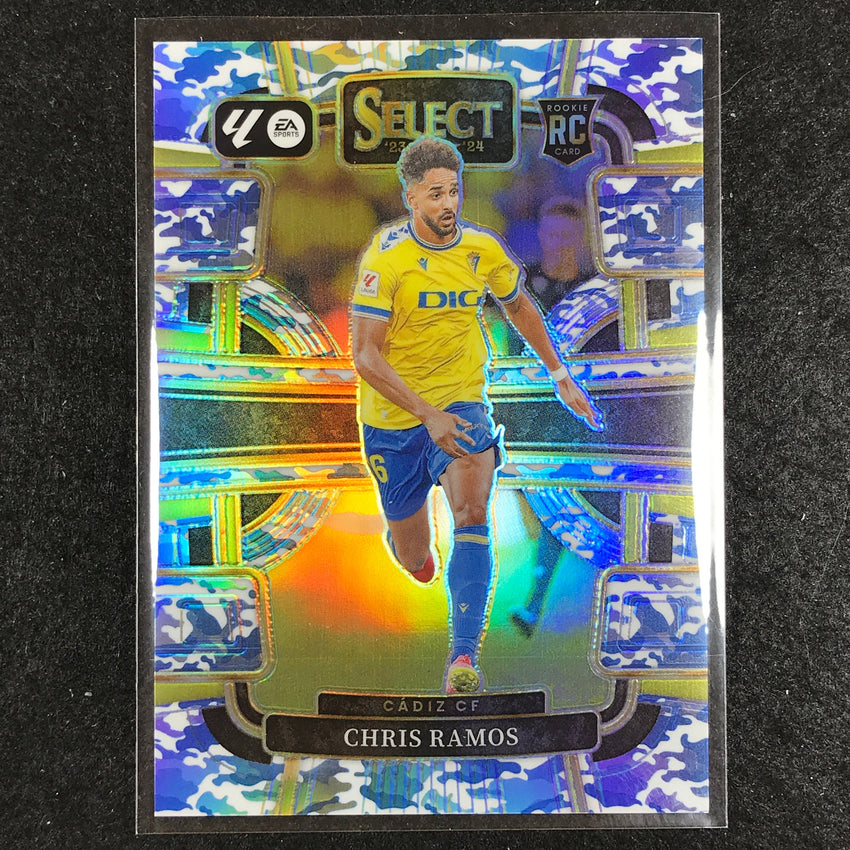 2023-24 Select La Liga CHRIS RAMOS Terrace Rookie Winter Camo 45/99 #18