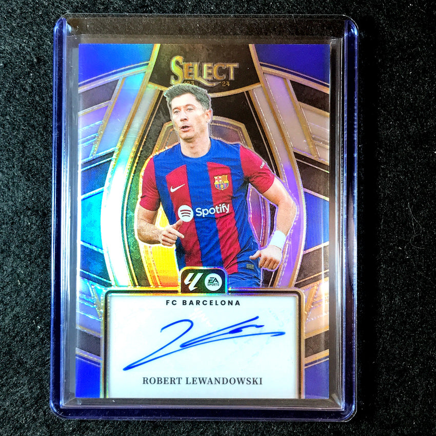 2023-24 Select La Liga ROBERT LEWANDOWSKI Select Signatures Auto #RL