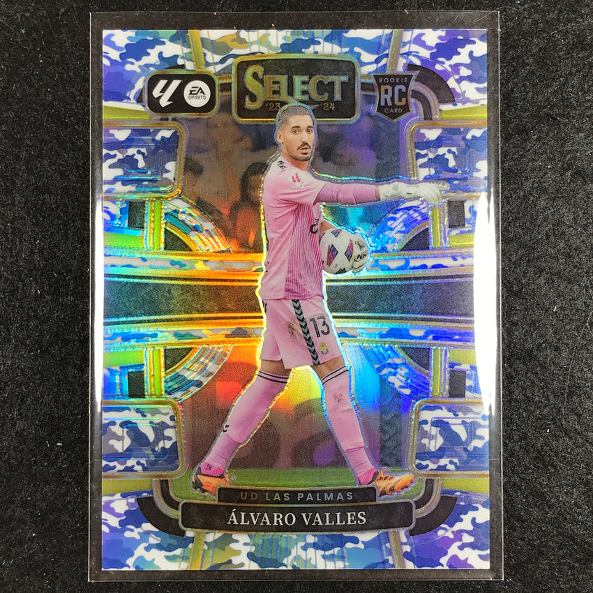 2023-24 Select La Liga ALVARO VALLES Terrace Rookie Winter Camo 67/99 #90