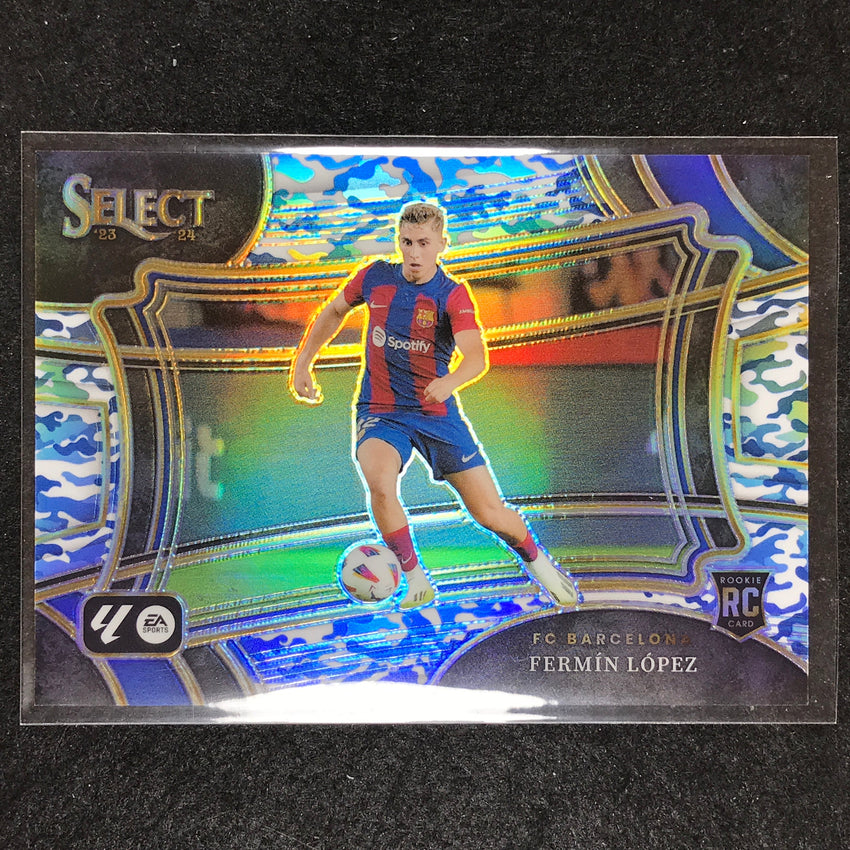 2023-24 Select La Liga FERMIN LOPEZ Field Level Rookie Winter Camo 73/99 #220