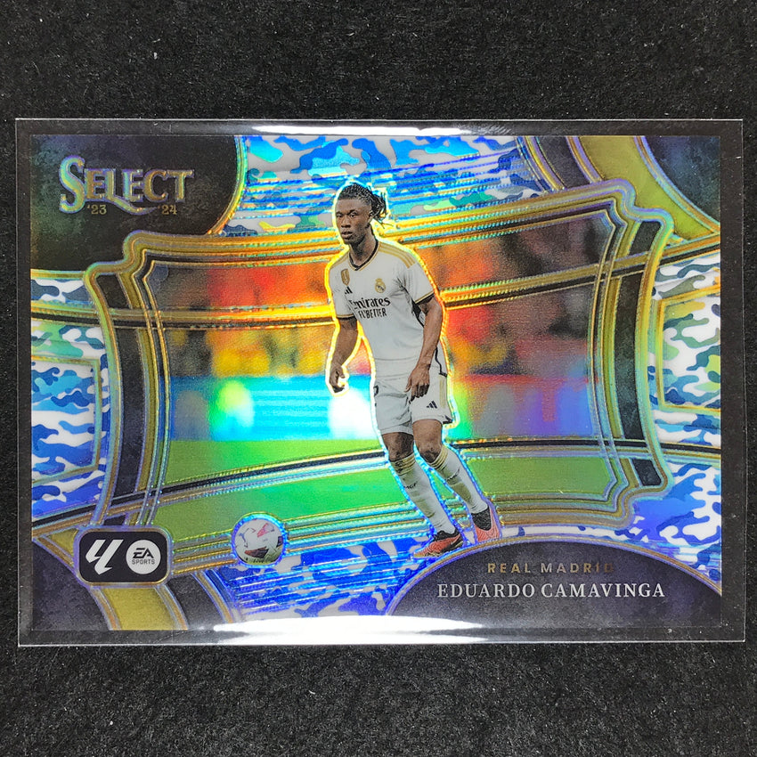 2023-24 Select La Liga EDUARDO CAMAVINGA Field Level Winter Camo 97/99 #232