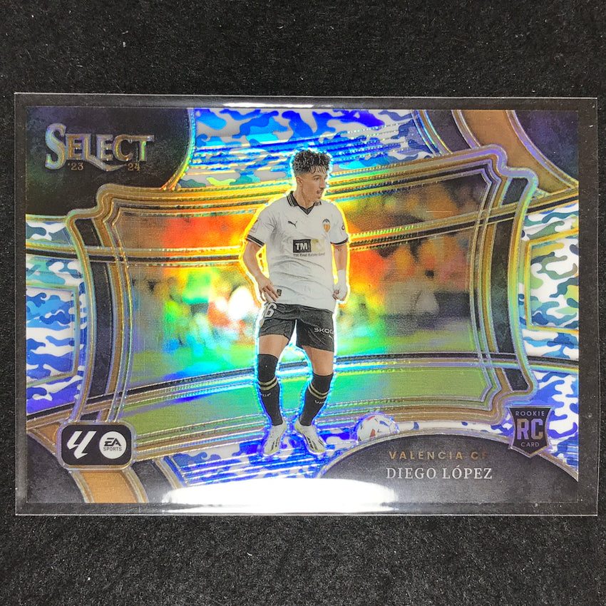 2023-24 Select La Liga DIEGO LOPEZ Field Level Rookie Winter Camo 62/99 #248