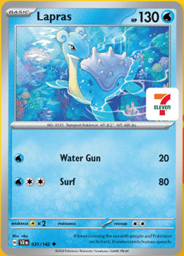 [SEALED] Lapras - 031/142 - 7-Eleven Asia Exclusive Stamped Promo