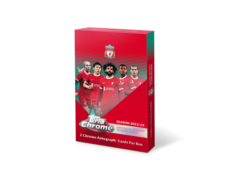 2023-24 Topps Chrome Liverpool FC Soccer Team Set Box