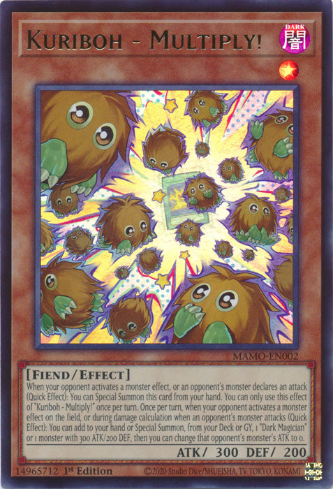 Kuriboh - Multiply! - (MAMO-EN002) - Ultra Rare - Magnificent Monsters