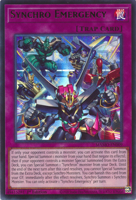 Synchro Emergency - (MAMO-EN009) - Ultra Rare - Magnificent Monsters
