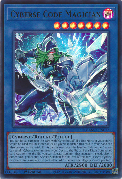 Cyberse Code Magician - (MAMO-EN017) - Ultra Rare - Magnificent Monsters
