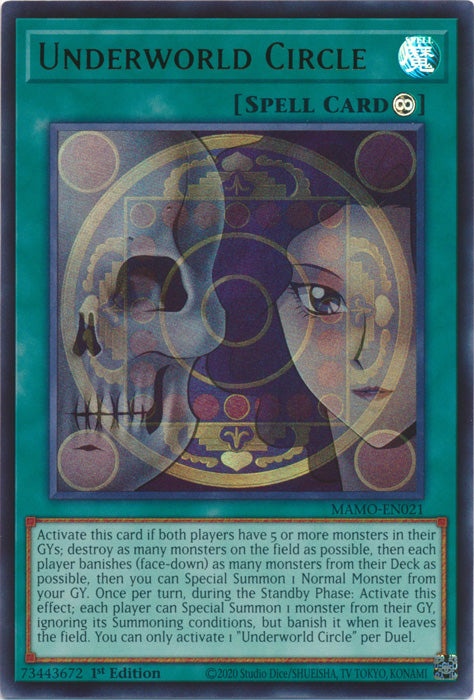 Underworld Circle - (MAMO-EN021) - Ultra Rare - Magnificent Monsters