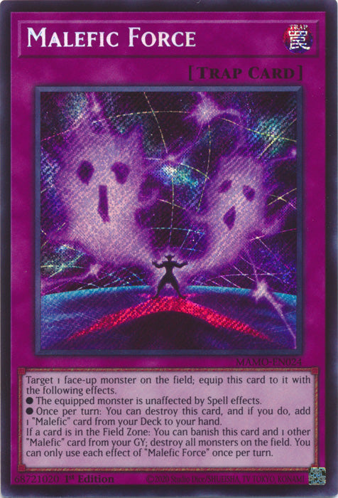 Malefic Force - (MAMO-EN024) - Secret Rare - Magnificent Monsters