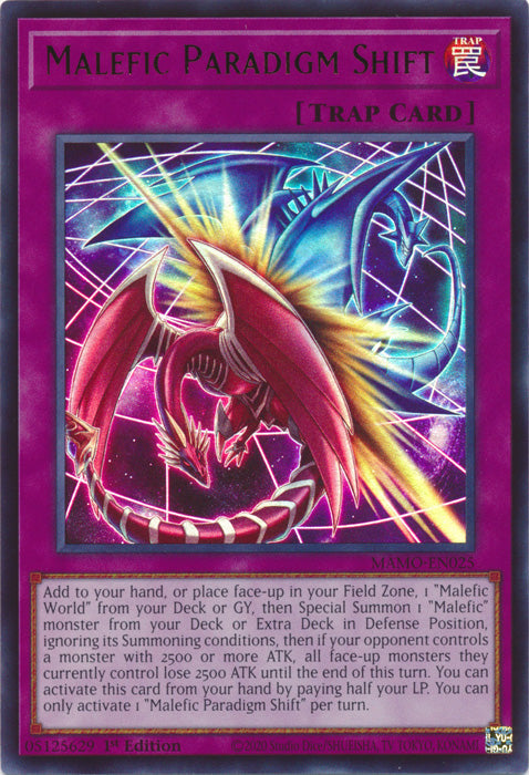 Malefic Paradigm Shift - (MAMO-EN025) - Ultra Rare - Magnificent Monsters