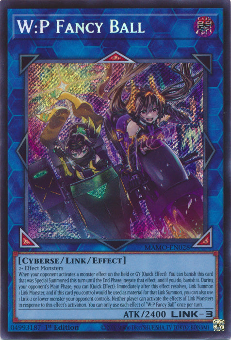 W:P Fancy Ball  - (MAMO-EN028) - Secret Rare - Magnificent Monsters