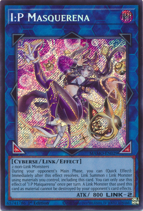 I:P Masquerena  - (MAMO-EN029) - Secret Rare - Magnificent Monsters