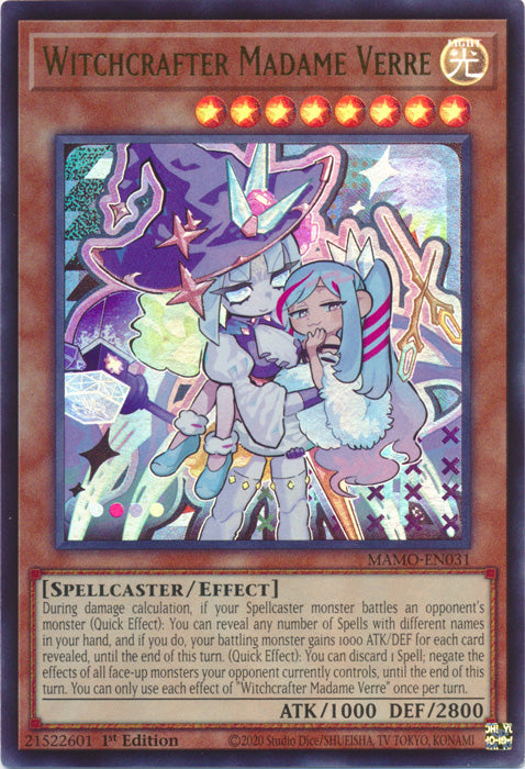 Witchcrafter Madame Verre - (MAMO-EN031) - Ultra Rare - Magnificent Monsters