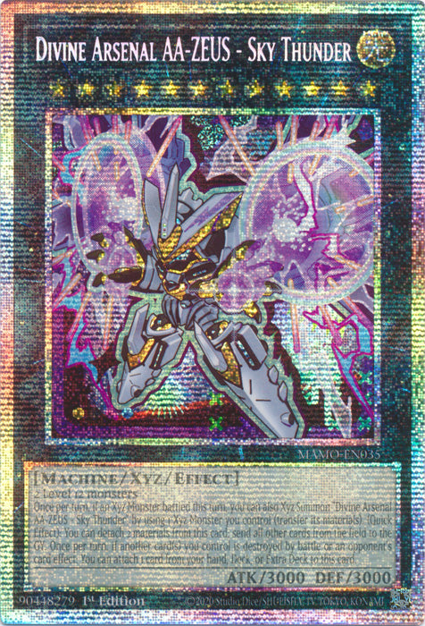 Divine Arsenal AA-ZEUS - Sky Thunder  - (MAMO-EN035) - Starlight Rare - Magnificent Monsters