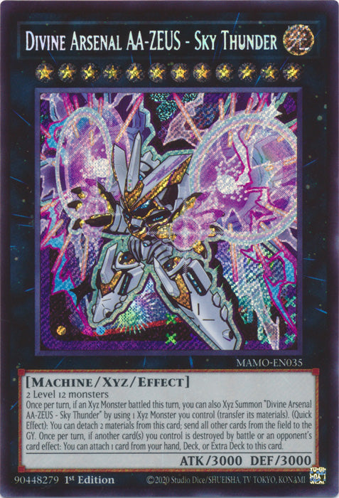 Divine Arsenal AA-ZEUS - Sky Thunder  - (MAMO-EN035) - Secret Rare - Magnificent Monsters