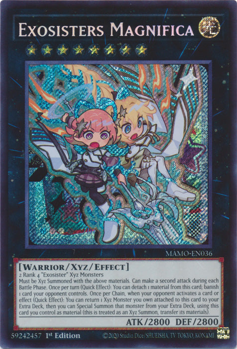 Exosisters Magnifica  - (MAMO-EN036) - Secret Rare - Magnificent Monsters