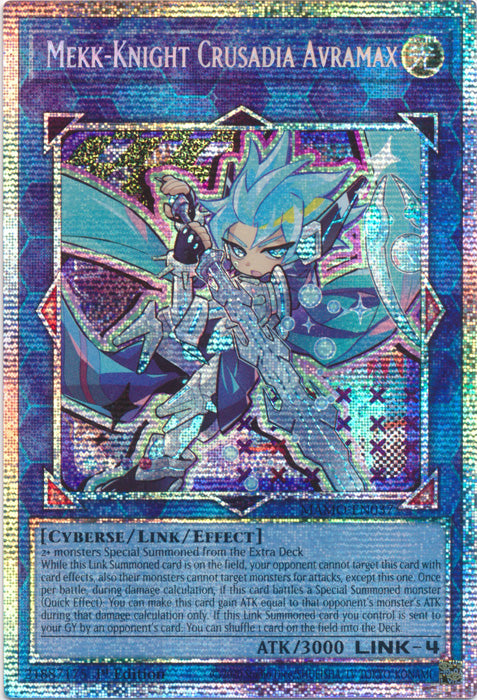 Mekk-Knight Crusadia Avramax  - (MAMO-EN037) - Starlight Rare - Magnificent Monsters