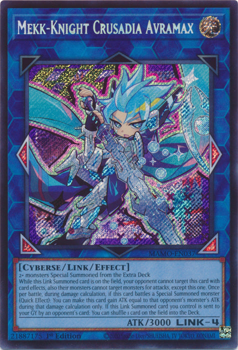 Mekk-Knight Crusadia Avramax  - (MAMO-EN037) - Secret Rare - Magnificent Monsters