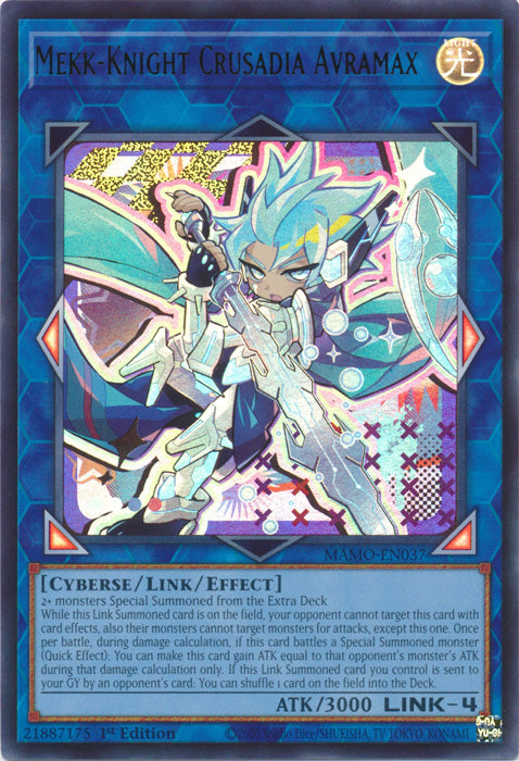 Mekk-Knight Crusadia Avramax - (MAMO-EN037) - Ultra Rare - Magnificent Monsters