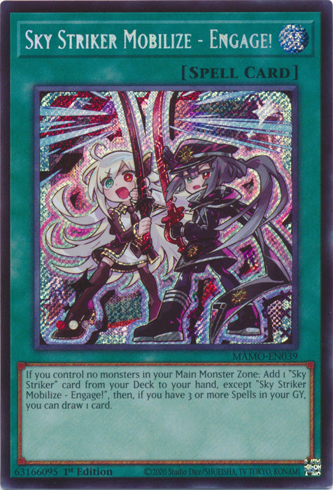 Sky Striker Mobilize - Engage!  - (MAMO-EN039) - Secret Rare - Magnificent Monsters