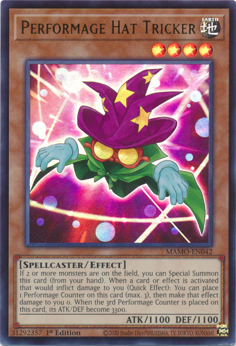Performage Hat Tricker - (MAMO-EN042) - Ultra Rare - Magnificent Monsters