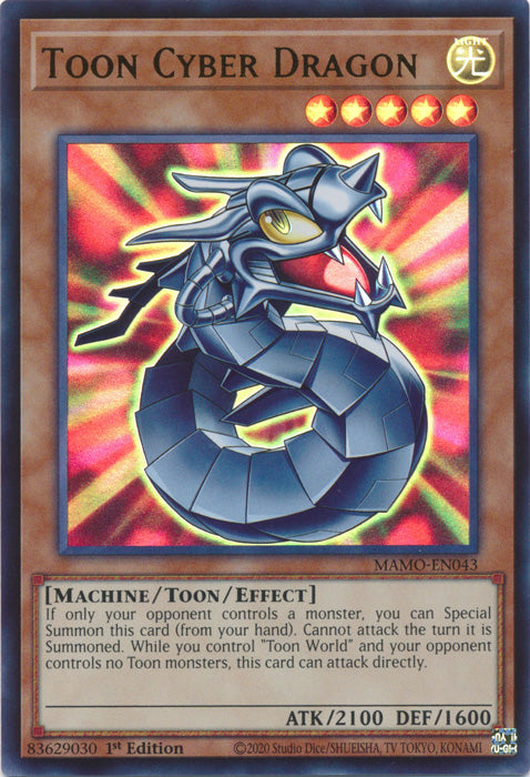 Toon Cyber Dragon - (MAMO-EN043) - Ultra Rare - Magnificent Monsters