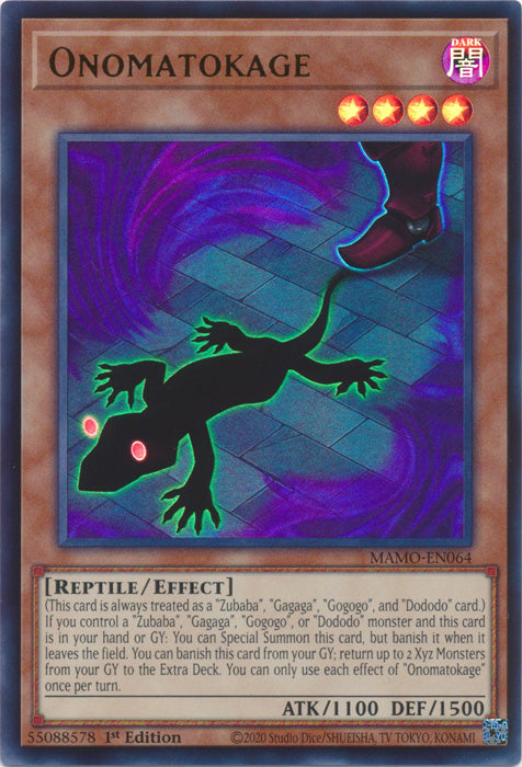 Onomatokage - (MAMO-EN064) - Ultra Rare - Magnificent Monsters
