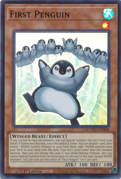 First Penguin - (MAMO-EN068) - Ultra Rare - Magnificent Monsters
