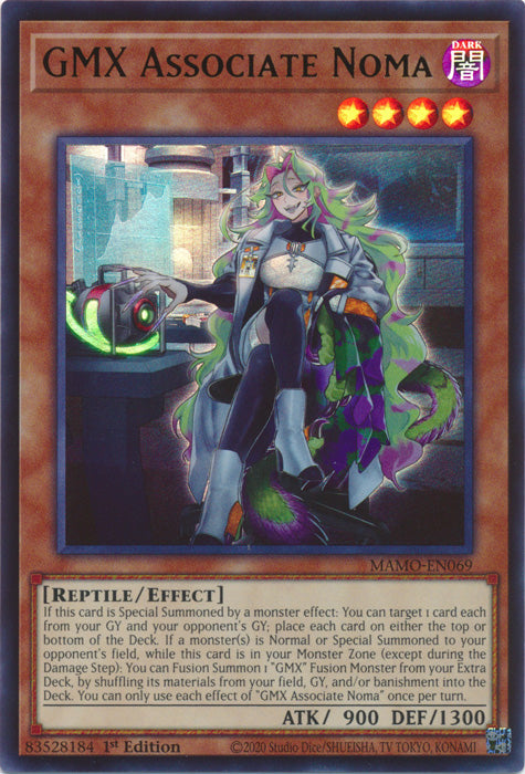 GMX Associate Noma - (MAMO-EN069) - Ultra Rare - Magnificent Monsters