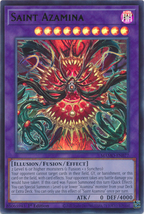 Saint Azamina - (MAMO-EN077) - Ultra Rare - Magnificent Monsters