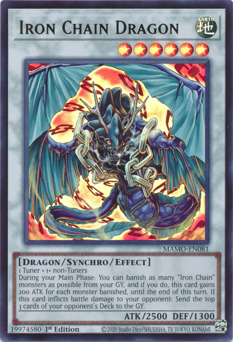 Iron Chain Dragon - (MAMO-EN081) - Ultra Rare - Magnificent Monsters