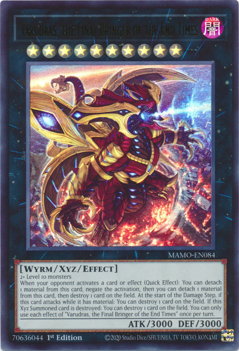 Varudras, the Final Bringer of the End Times - (MAMO-EN084) - Ultra Rare - Magnificent Monsters