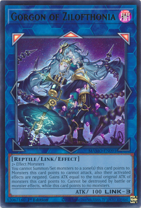 Gorgon of Zilofthonia - (MAMO-EN091) - Ultra Rare - Magnificent Monsters