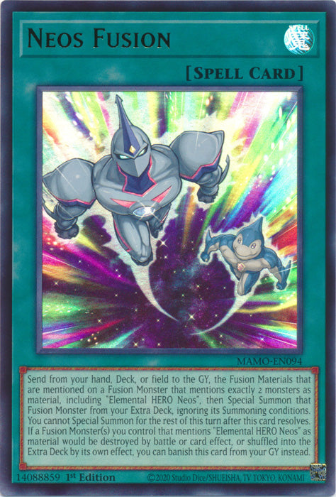 Neos Fusion - (MAMO-EN094) - Ultra Rare - Magnificent Monsters