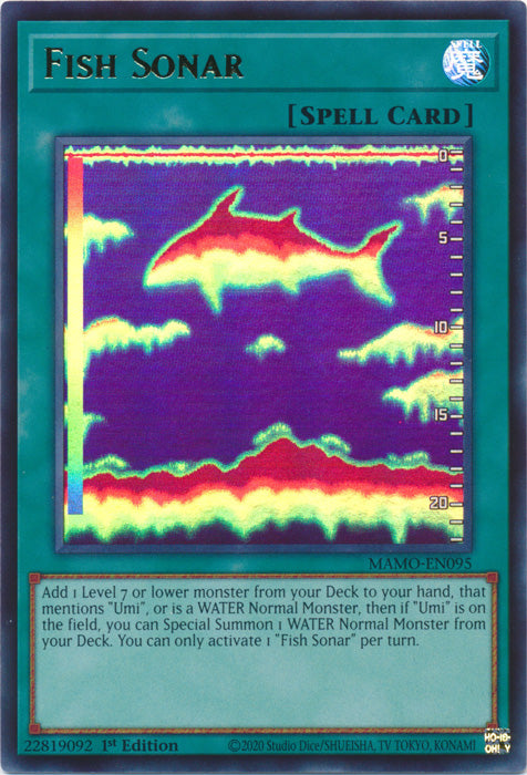 Fish Sonar - (MAMO-EN095) - Ultra Rare - Magnificent Monsters