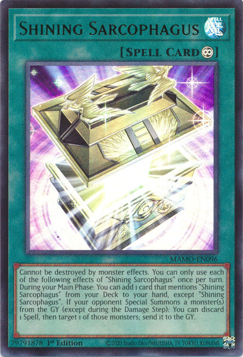 Shining Sarcophagus - (MAMO-EN096) - Ultra Rare - Magnificent Monsters