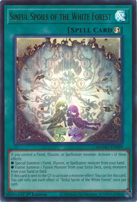 Sinful Spoils of the White Forest - (MAMO-EN099) - Ultra Rare - Magnificent Monsters