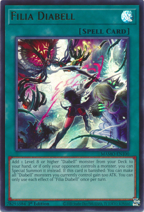 Filia Diabell - (MAMO-EN100) - Ultra Rare - Magnificent Monsters