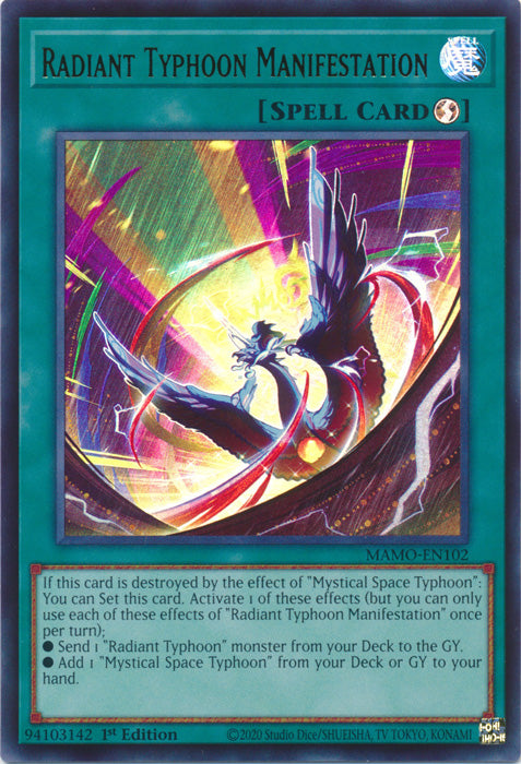 Radiant Typhoon Manifestation - (MAMO-EN102) - Ultra Rare - Magnificent Monsters
