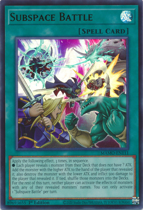 Subspace Battle - (MAMO-EN111) - Ultra Rare - Magnificent Monsters