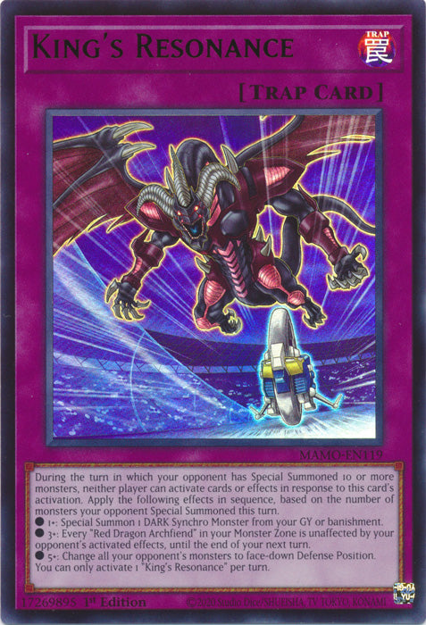 King's Resonance - (MAMO-EN119) - Ultra Rare - Magnificent Monsters