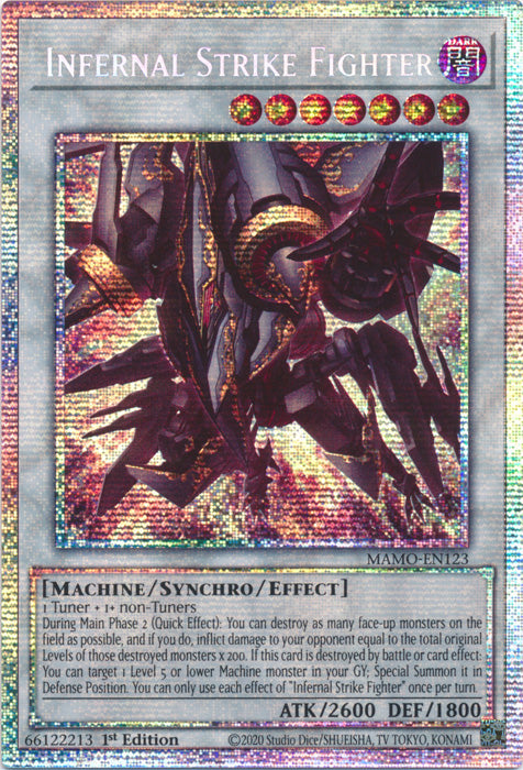 Infernal Strike Fighter  - (MAMO-EN123) - Starlight Rare - Magnificent Monsters