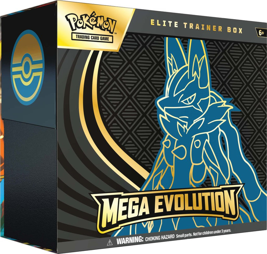 Pokemon TCG ME01 Mega Evolution Elite Trainer Box [BLUE] MEGA LUCARIO