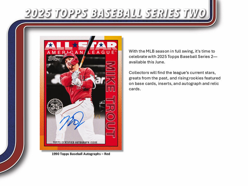 2025 Topps Series 2 Baseball 7-Pack Blaster Box